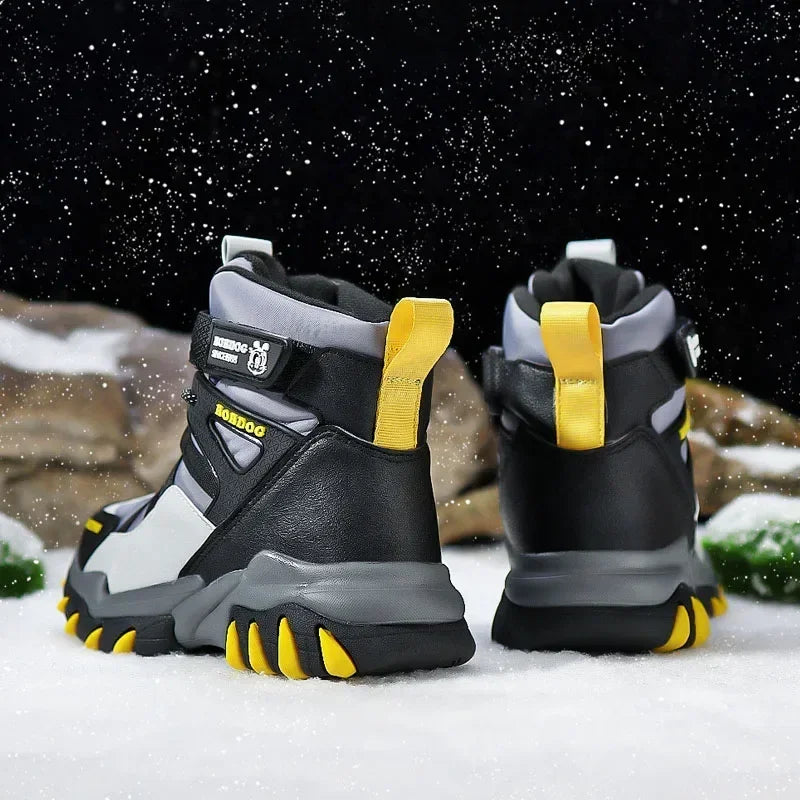 Boys Stylish Winter Long Warm Snow Boots childrensterritory
