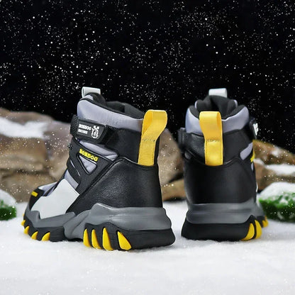 Boys Stylish Winter Long Warm Snow Boots childrensterritory