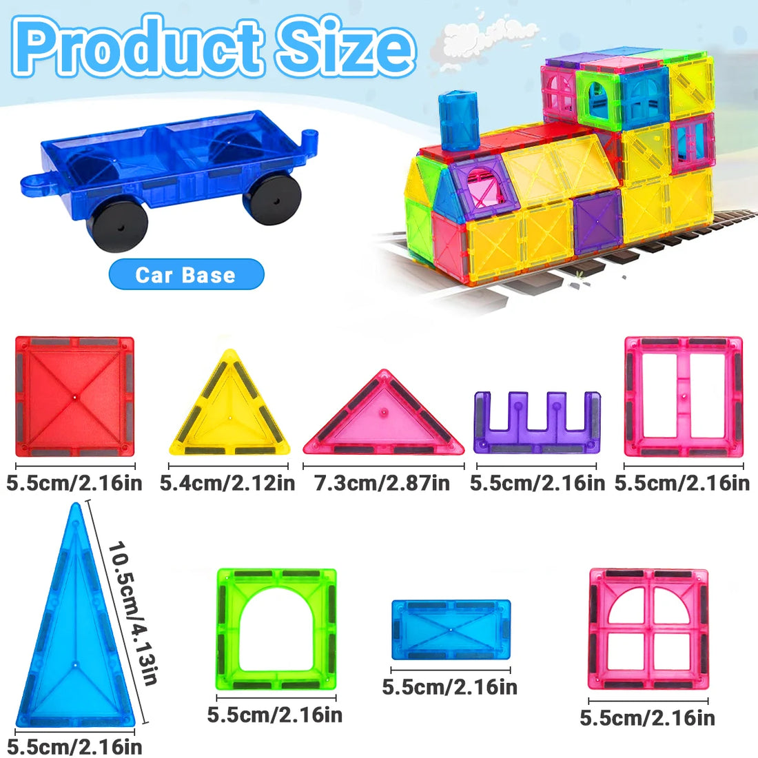 Magnetic Building Blocks Educational Toys For Kids