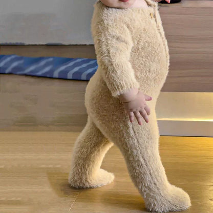 Baby Warm Soft Romper with Hat for Winters childrensterritory