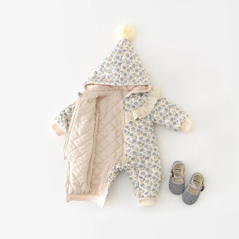 Baby Kids Long-Sleeved Warm Bodysuits