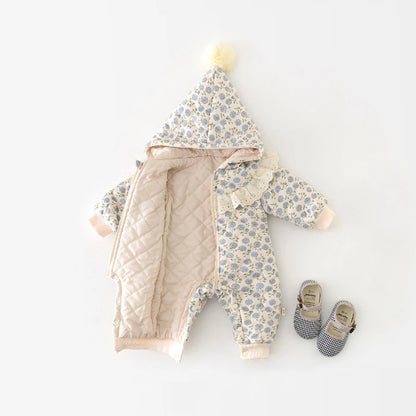 Baby Kids Long-Sleeved Warm Bodysuits