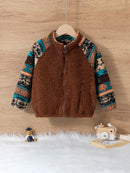 Girls' Long-Sleeved Casual Warm Sweater
