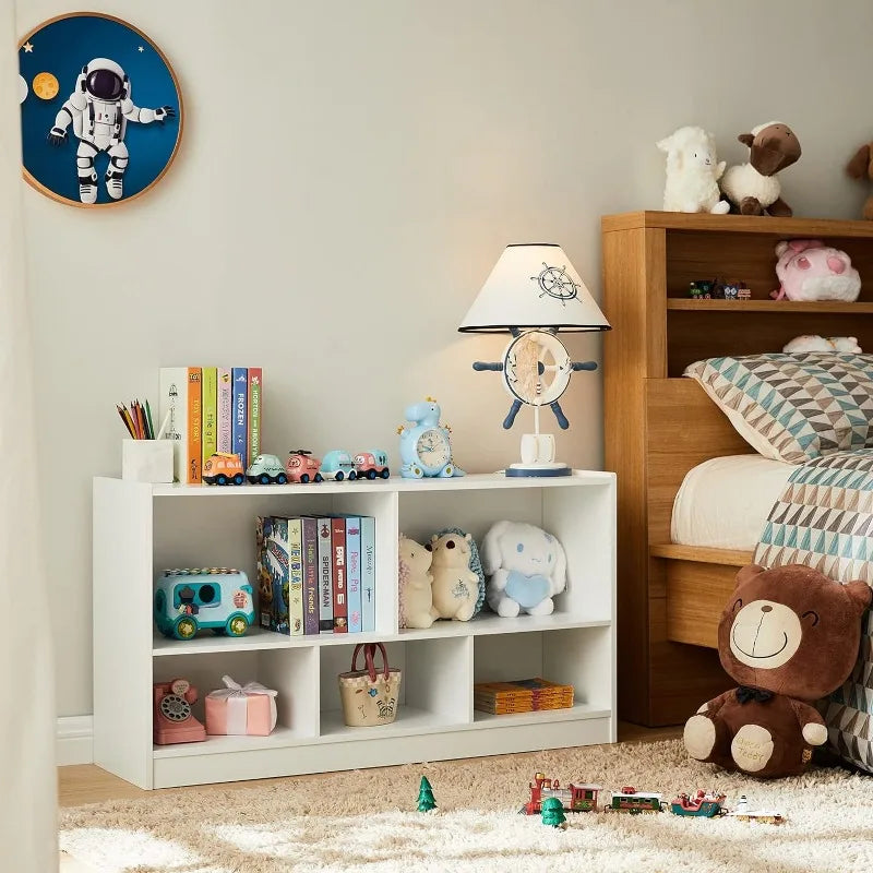 Kids Storage Cabinet Flexible Stackable Bookcase