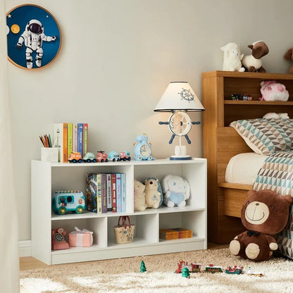 Kids Storage Cabinet Flexible Stackable Bookcase