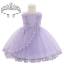 Baby Girl Lace Embroidered Formal Occasion Gowns childrensterritory