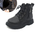 Double-Zip Design Warm Ankle Length Rubber Boots for Kids childrensterritory