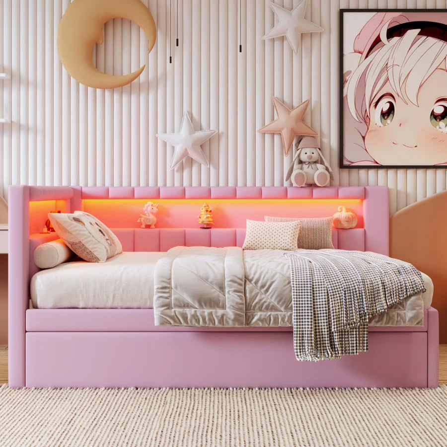 Elegant Kids Bed with High-Quality Finish