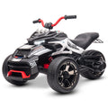 Kids 12V Ride On Three-Wheel Electric Car with Lights, Music childrensterritory