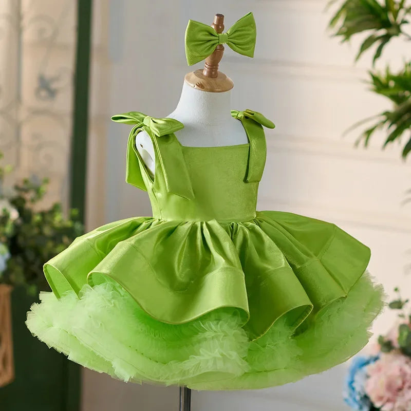 Girls Tiered Skirt/Gowns Tutu Outfit First Communion Dresses