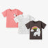 Cute Cartoon Print Summer T-Shirts For Kids childrensterritory
