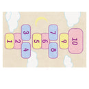 Cartoon Design Learning Kids Room Carpet for Crawling Jumping childrensterritory
