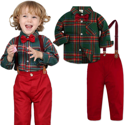 Toddler Boys Gentleman Formal Christmas Party Suit
