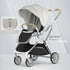 Four-wheeled High-view Portable Baby Stroller childrensterritory