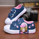 Kids Non-slip Breathable Canvas Shoes Flat Sneakers childrensterritory