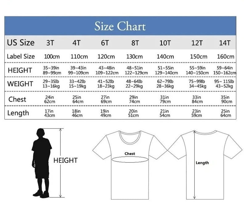 Kids 100% Full Battery Design T-shirts for Summer childrensterritory