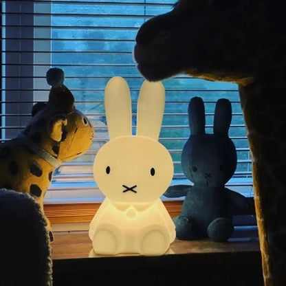 Kids Soft Silicone Touch USB Rechargeable Bunny Night Lamp