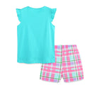 Sleeveless Strawberry Print Summer Casual Clothing Set childrensterritory