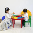 2-in-1 Kids Activity Table and 2 Chairs Set