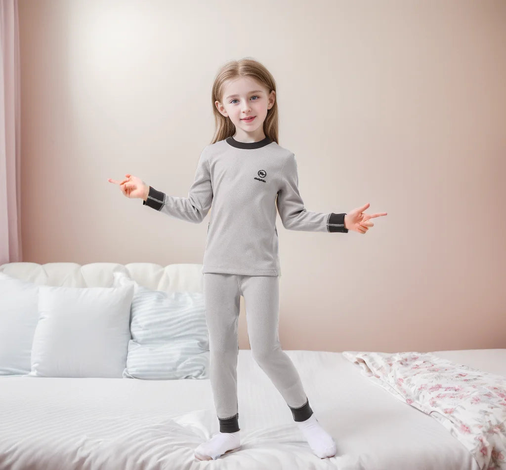 Kids Boys Girls Breathable Thermal Homeware Set