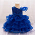 Toddler Girls Sequin Cake Design Summer Birthday Dresses childrensterritory