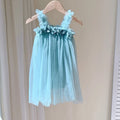 Little Girls 3D Flower Design Tutu Princess Dresses for Summer childrensterritory