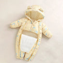 Newborn Thicken Hooded Autumn Winter Romper childrensterritory