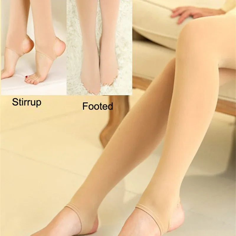 Kids Girls High Quality Stirrup Ballet Dance Tights childrensterritory