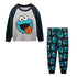 Kids Cartoon Animals and Letter Print 2 Piece Suit Sets childrensterritory