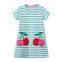 Kids Girls Cherry Embroidered Short Sleeve Summer Dress childrensterritory