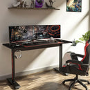 63-Inch Carbon Fiber Heavy-Duty Gaming Computer Table childrensterritory