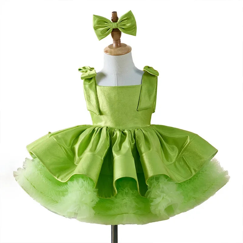 Girls Tiered Skirt/Gowns Tutu Outfit First Communion Dresses