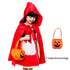 Kids Girls Fancy Cosplay Dresses for Halloween with Pumpkin Bag childrensterritory