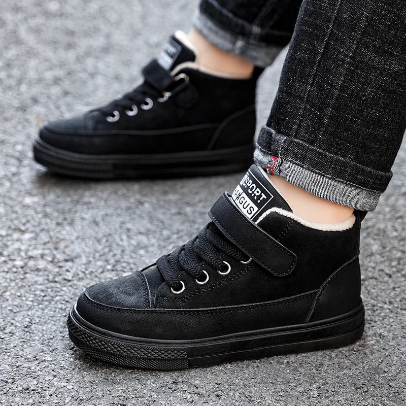 Kids Warm Soft Flat Casual Sports Sneakers