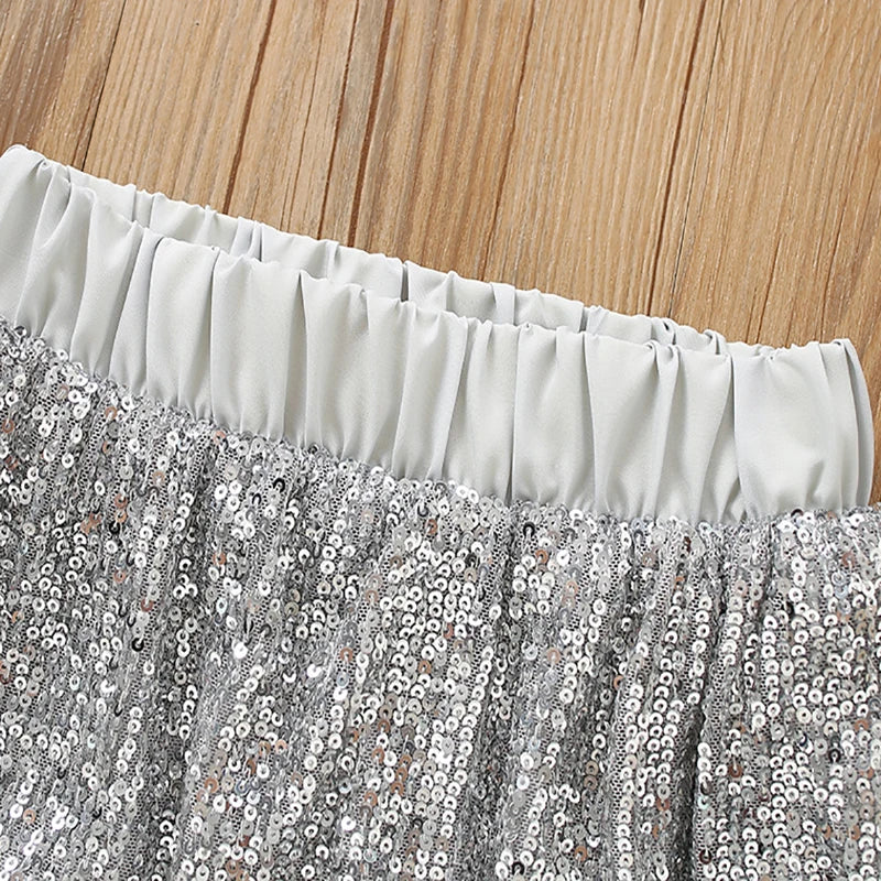 Girls Casual Winter Sweaters and Dresses Outfit Set