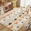Cartoon Print Stain Resistant Anti Slip Kids Room Carpet childrensterritory