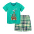 Boys Casual Cartoon Print Summer Clothing Set childrensterritory