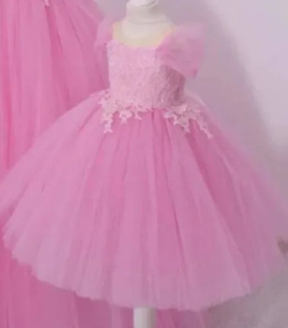 Mommy and Me Long Princess Birthday Party Gowns