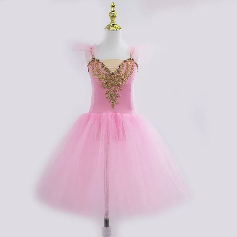 Professional Swan Lake Long Ballet Dresses for Girls childrensterritory