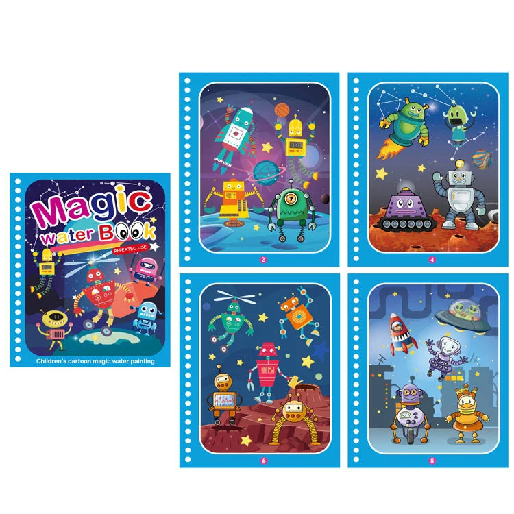 Kids Magic Water Coloring Books Toys for Birthday Gifts childrensterritory