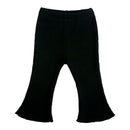 Girls' Solid Colour Elastic Casual Trousers childrensterritory