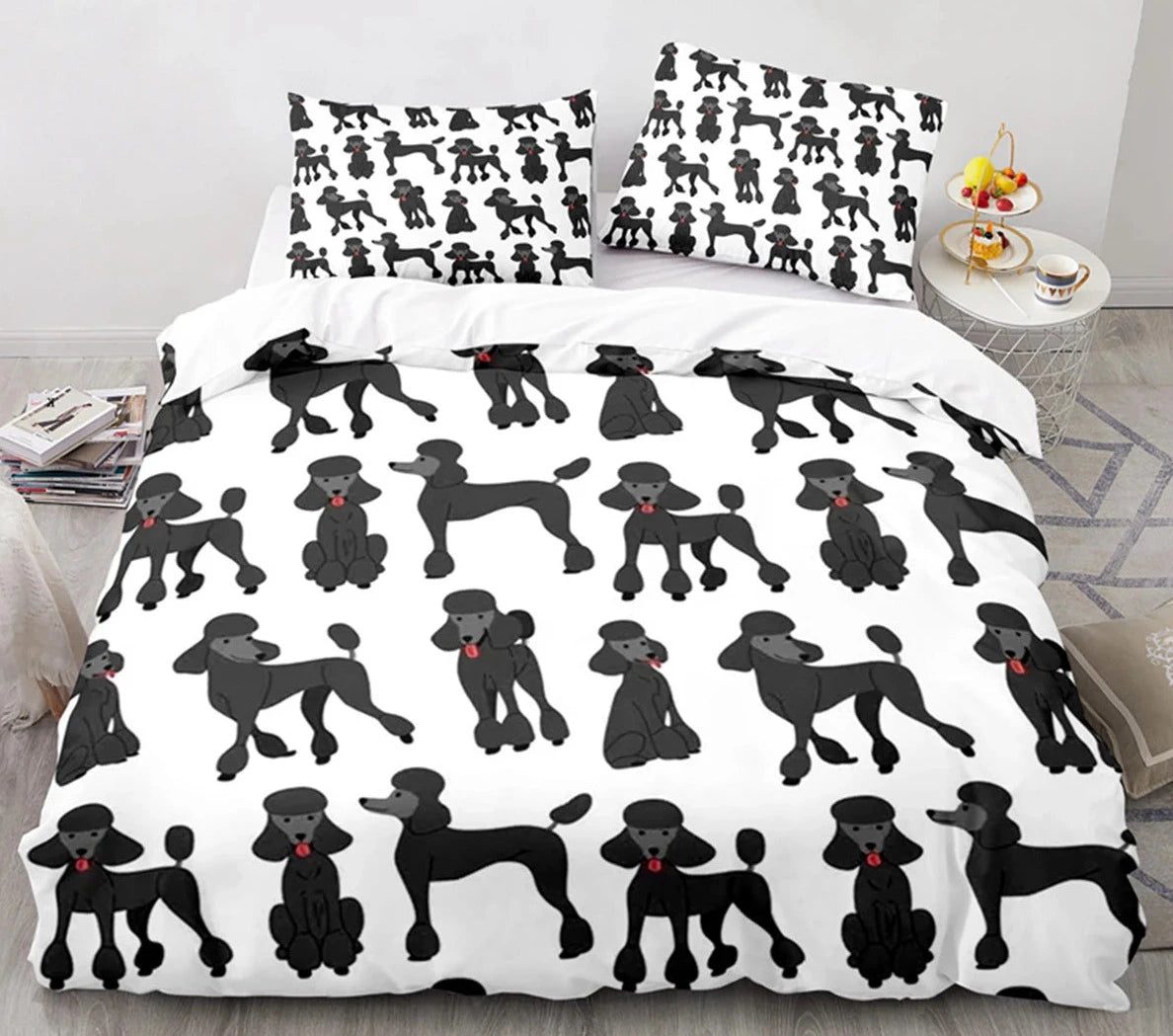 3D Cartoon Animal Print Microfiber Kids Bedding Sets