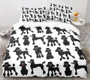 3D Cartoon Animal Print Microfiber Kids Bedding Sets childrensterritory