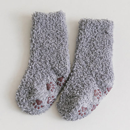 Coral Fleece Thick Newborn/Kids Socks Leg Warmers childrensterritory
