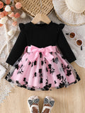 Baby Girls’ Winter Outfits with Delicate Lace Design childrensterritory