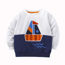 Full-Sleeve Cartoon Print Sweatshirts For Girls childrensterritory