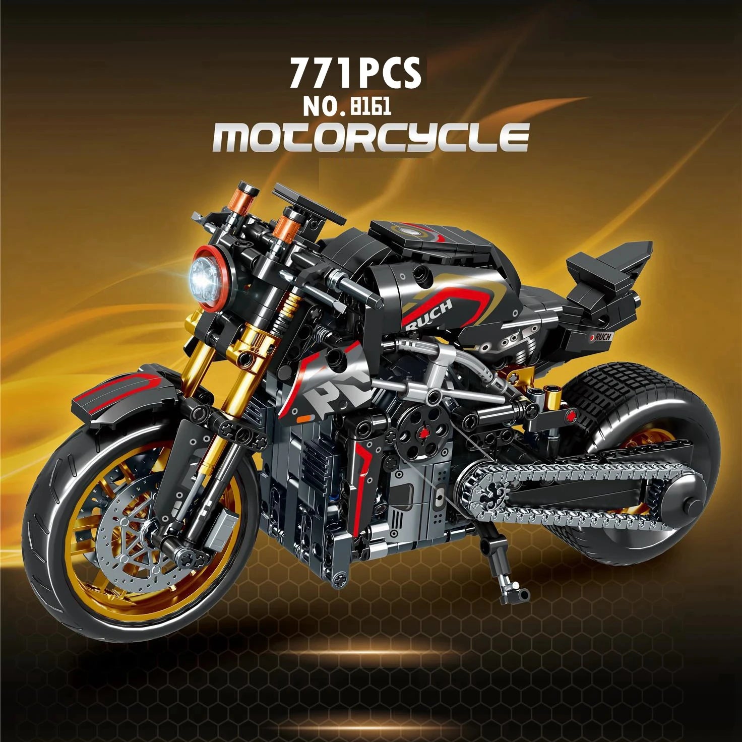 City Racer Classic Motorbike Building Blocks Toys for Kids