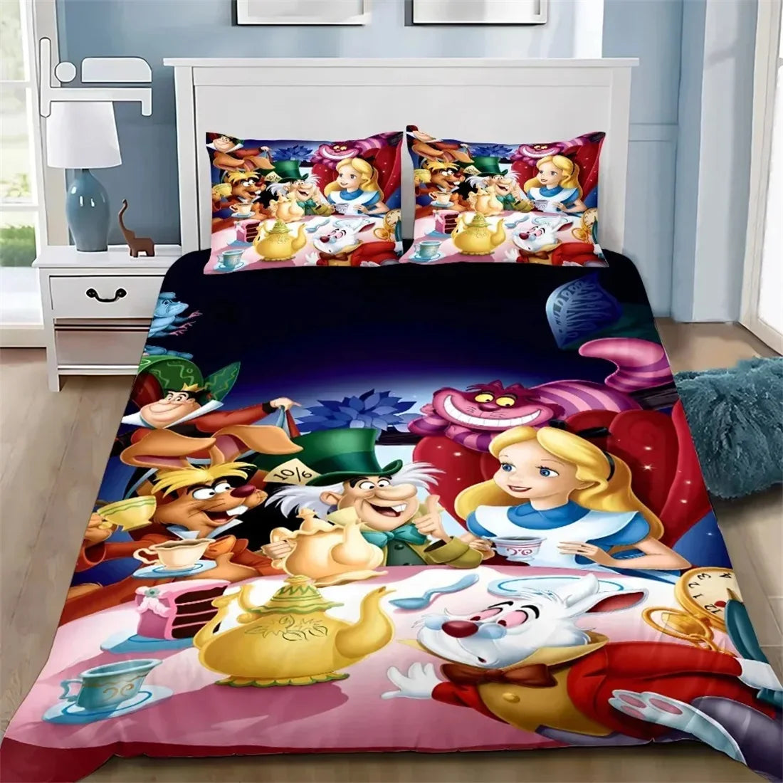 Kids Room Soft Cartoon Design Bedding Set