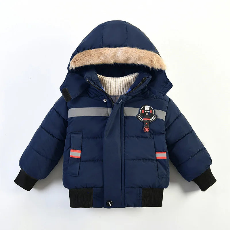Baby Boys &amp; Girls Warm Casual Hooded Jacket