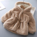 Girls’ Long-Sleeve Stylish Fur Winter Coat childrensterritory